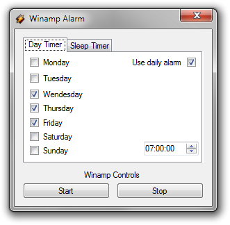 Winamp Alarm